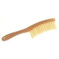FRCOLOR 1PC Sandalwood Comb Double-row Teeth Comb Practical Hair Comb Portable Wooden Comb Head Massager for Women Girls