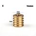 High quality Multi Tools Cylindrical Titanium Alloy/Stainless Steel TC4 Knife Beads Ropes Lanyard Camping EDC Gadgets Paracord Rope Pendant 8