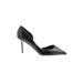 White House Black Market Heels: Slip-on Stiletto Cocktail Black Print Shoes - Women's Size 9 - Pointed Toe