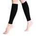 2 Pair Secondary Pressure Sports Vein Compression Socks Calf Compression Sleeve Elastic Mid-tube Leg Support Socks (Black XXL)