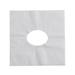 100pcs Disposable Face Massage Cover Pad Face Hole Pillow Cushion Mat for SPA Beauty Salon Massage (White)