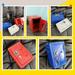 Storage Box 1PC Miniature Metal Safe Box Creative Iron Piggy Bank Mini Strongbox Shape Saving Pot Desktop Money Box Ornaments for Home Red