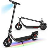 SISIGAD Adults Foldable Kick Scooter Peak 500W Electric Commuter Scooter 8.5 Solid Tires 19Mph Speed 15 Miles Long Range B15 Dart Jr