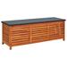 Anself Outdoor Storage Box with Bench Seat Eucalyptus Wood Deck Box Wooden Storage Container Garden Tool Organization for Patio Lawn Poolside Backyard 59.1 x 19.7 x 21.7 Inches (W x D x H)