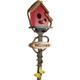 bird houses for garden Bird House Stake Outdoor Garden Bird House with Pole Park Decorative Bird House