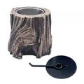 Tabletop Fire Pit Compact Housewarming Gift Mini Fireplace Fire Bowl Table Top Firepit for Terrace Garden Yard Outdoor Patio Taupe