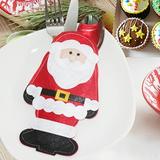 tableware cover 6pcs Christmas Cutting Tool and Fork Bags Santa Tableware Holder Party Tableware Cover