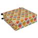 20 x 19 in. Patterned Outdoor Chair Cushions Denali Sunset - Set of 2