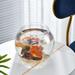 fish tank 3Pcs Household Fish Tank Desktop Fish Tank Plastic Fish Tank Globe Fish Bowl Office Desk Fish Tank