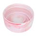 1Pcs Creative Marble Bowl Ceramic Pet Bowl Cat Drinking Fountain Dog Bowl Food Bowl for Home Shop Pet Supplies(Pink)