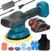 moobody Multifunctional Cordless Car Polisher 6 Gears of Speeds Electric Auto Polishing Machine Polishers for Home Cleaning