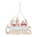 1Pc Christmas Wooden Board Pendant Door Home Decor Home (Assorted Color)