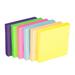 16 Packs Self-Stick Note 3x3 inch 6 Colors Sticky Notes 100 Sheets Each Color/Pack Total 600 Sheets