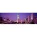 City In The Dusk Miami Florida USA Poster Print by - 36 x 12