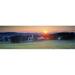 Sunrise Peacham VT USA Poster Print by - 36 x 12