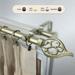 Domovina Clair 1 Double Curtain Rod-Color:Light Gold Size:28-48