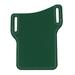 Cell Phone Waist Bag PU Leather Cell Phone Protective Pouch Practical Mobile Phone Storage Bag for Men Male (Green)