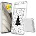 TalkingCase Hybrid Phone Cover Compatible for Google Pixel 8 Wish You A Xmas Print w/ Glass Screen Protector Acrylic Back Raised Edges Print in USA