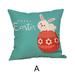 WEPRO Easter Pillowcase Family Decoration Cushion Cover Family Pillowcase