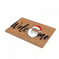 Christmas Door Mat Outdoor - Christmas Door Mat Outdoor Welcome Mats Indoor for Front Door Christmas Doormat with Non-Slip PVC Backing Winter Doormat for Home Bath Kitchen Entrance Mat