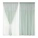 2 Panels Home Curtains Layered Solid Plain Panels And Sheer Sheer Curtains Window Curtain Panels 39 Long Curtains 120 Length 84 in Curtains 2 Panel Curtain Bath Curtains 72 Inch Length 2 Panels Set