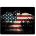 Nicokee Eagle Rectangle Gaming Mousepad Bald Eagle American Flag U.S Flag Stars Stripe Flag Mouse Pad Mouse Mat for Computer Desk Laptop Office 9.5 X 7.9 Inch Non-Slip Rubber