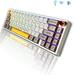 FEKER IK65 68 Keys Mechanical Gaming Keyboard 60% RGB Gamer Keyboard Programmable PC Keyboard 2.4G Bluetooth Wireless and Type-C Wired Tactile Switch