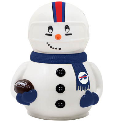 Buffalo Bills 10" Ceramic Snowman Cookie Jar