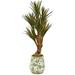 Nearly Natural 49? Yucca Artificial Tree in Planter UV Resistant (Indoor/Outdoor)