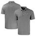 Men's Cutter & Buck Black/White Las Vegas Raiders Throwback Forge Eco Double Stripe Stretch Recycled Polo
