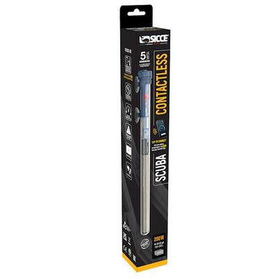 Sicce Scuba Contactless Submersible Heater, 200 Watts