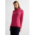 T-Shirt CECIL Gr. XXL (46), pink (cosy coral) Damen Shirts Jersey