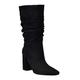 GUESS Damen Yeppy Mode-Stiefel, Black Suede 001, 41 EU