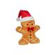 Marco Paul Christmas Giant Gingerbread Man Cuddly Toy, Unique Festive Novelty Plushie Christmas Decorations Indoor, Traditional Warm Living Room and Window Decoration - Sized 44cm x 87cm