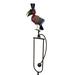 Arlmont & Co. Bruckner Birds Metal Garden Statue Metal in Red | 56 H x 10 W x 6 D in | Wayfair BAE6F406A8D74D0980D55AC808B3D047