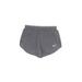 Nike Athletic Shorts: Gray Print Activewear - Women's Size Medium