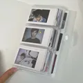 Album Photo Transparent Mini Album Polaroid carte Photo billet de Train carte Collection livre bijoux carte Album porte-cartes Photo