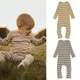 Newborn Baby Rompers Long Sleeve Organic Cotton Brand Infant Boys Girls Floral Print Onesie Spring