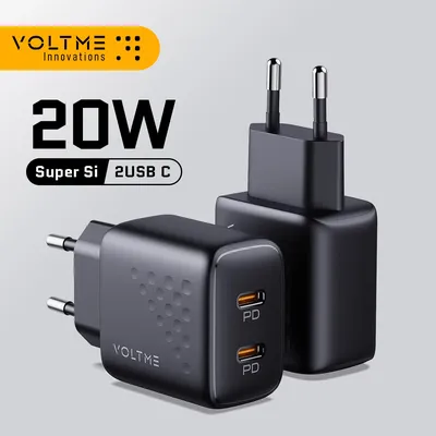 Voltme USB Typ C Ladegerät 20W Schnell ladegerät Schnell ladung für iPhone 13 12 Pro Max PD Schnell ladung für Xiaomi Samsung Huawei