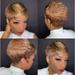 Short Pixie Cut Wigs for Women Short Pixie Wig With Bangs Synthetic Hair Pixie Wig for Women Pixie Cut Wigs Layered Hair Wig