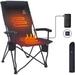 Heated Camping Chairs Outdoor Sports, Folding Chair, 10000mAh Power Bank