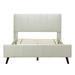 Queen Upholstered Bed, Modern Velvet Platform Bed with Headboard & Wood Slat Support, No Box Spring Needed, Easy Assembly, Beige