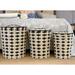 Decorative Woven Storage Basket with Lid Set of 3 - L：D: 13.5" X H: 15.5" /18"