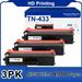 TN433 Toner Cartridge 3 Pack (1Cyan 1Magenta 1Yellow) Replacement for Brother HL-L8260CDW MFC-L8610CDW Printer