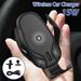 Willstar Universal Car Motorcycle Bicycle Motorbike Fast Qi Wireless Car Charger Phone Charge Holder Mount with Secure Rubber Strap Grip