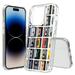 VIBECover Phone Case Compatible for Apple iPhone 15 Pro TOTAL Guard Hybrid Cover Retro Cassettes