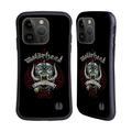 Head Case Designs Officially Licensed Motorhead Graphics Ace Of Spades Dog Hybrid Case Compatible with Apple iPhone 15 Pro