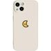 Compatible with iPhone Case Silicone Cute Couple Matching Cartoon Sun Moon Camera Lens Protection Soft Shockproof Cover Phone Case (Whitemoon iPhone 11)