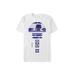 Men's Big & Tall Simpler R2 Costume Tee by Star Wars in White (Size 4XLT)