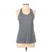 Under Armour Active Tank Top: Gray Activewear - Women's Size Large